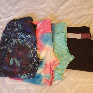 Lot of athletic tights/pants/capris